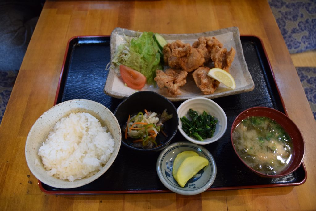 からあげ定食￥800①