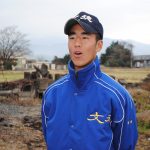 「歴代先輩越えで甲子園へ」　　　清川睦生くん（16）湯前町　文徳高校１年